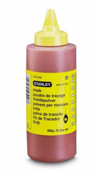 Порошок меловой STANLEY, красный, для наружных кладочных работ, не смываемый 115 г. Stanley 1-47-404 купить
