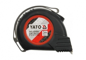 Рулетка 25мм х 8м Yato YT-7112