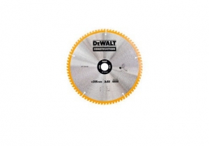Пильный диск по дереву CONSTRUCTION для ручных дисковых пил 235/30 1.7/2.6 40 WZ +10°, кольца 16/20/25.4 DeWalt DT1157 купить