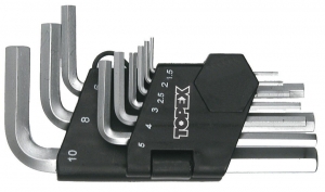 Ключи шестигранные 1.5-10 мм, набор 9 шт TOPEX 35D957 купить