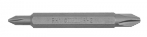 Набор бит Ph1-Ph2x65мм 1/4 10шт S2 Chrome (лента) Sigma 4011151