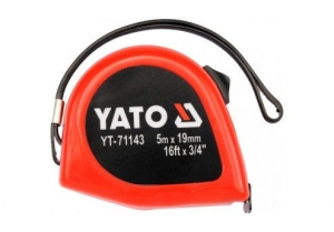 Рулетка 5мх19мм 16ft x 3/4" Yato YT-71143
