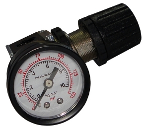 Регулятор давления 1/4" с манометром для пневмосистемы Sumake SA-20102A