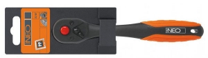 Ключ трещоточный, изогнутый 3/8", 200 мм Neo 08-513