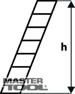 Лестница приставная, Mastertool, 79-1007 купить
