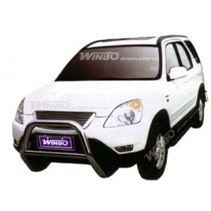 Honda CRV 2002-2006 защита переднего бампера металл, A150003