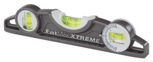 Уровень STANLEY "FatMax XL", алюминиевый, литой, 245мм, 3 капсулы, магнитный. Stanley 0-43-609