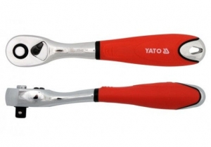 Трещотка с изогнутой ручкой 3/8" Yato YT-0734