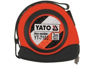 Рулетка 19мм х 5м с магнитом Yato YT-7105
