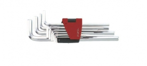 Набор ключей 6-гранных (HEX) Г-образных длинных 11 пр. (1.5-12 мм) Force 5116L
