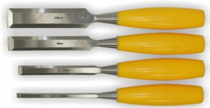 Набор стамесок 4шт (6,12,18,25мм) пластиковая ручка Sigma 4326231