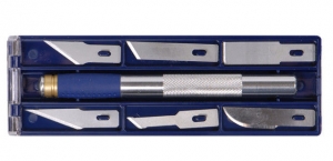 Набор ножей моделярских 6шт + держатель Sigma 8214011