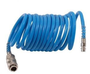 Шланг PU спиральный 10м синий Sigma 7012021
