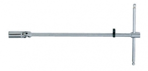 3/8" Ключ свечной Т-образный с карданом 16 мм, L=300 мм (шарнирная фиксация) Force 807330016UM