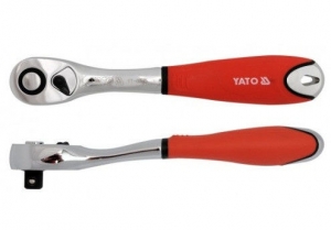 Трещотка с изогнутой ручкой 1/2" Yato YT-0735